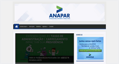 Desktop Screenshot of anapar.com.br