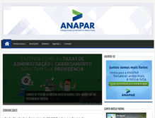 Tablet Screenshot of anapar.com.br